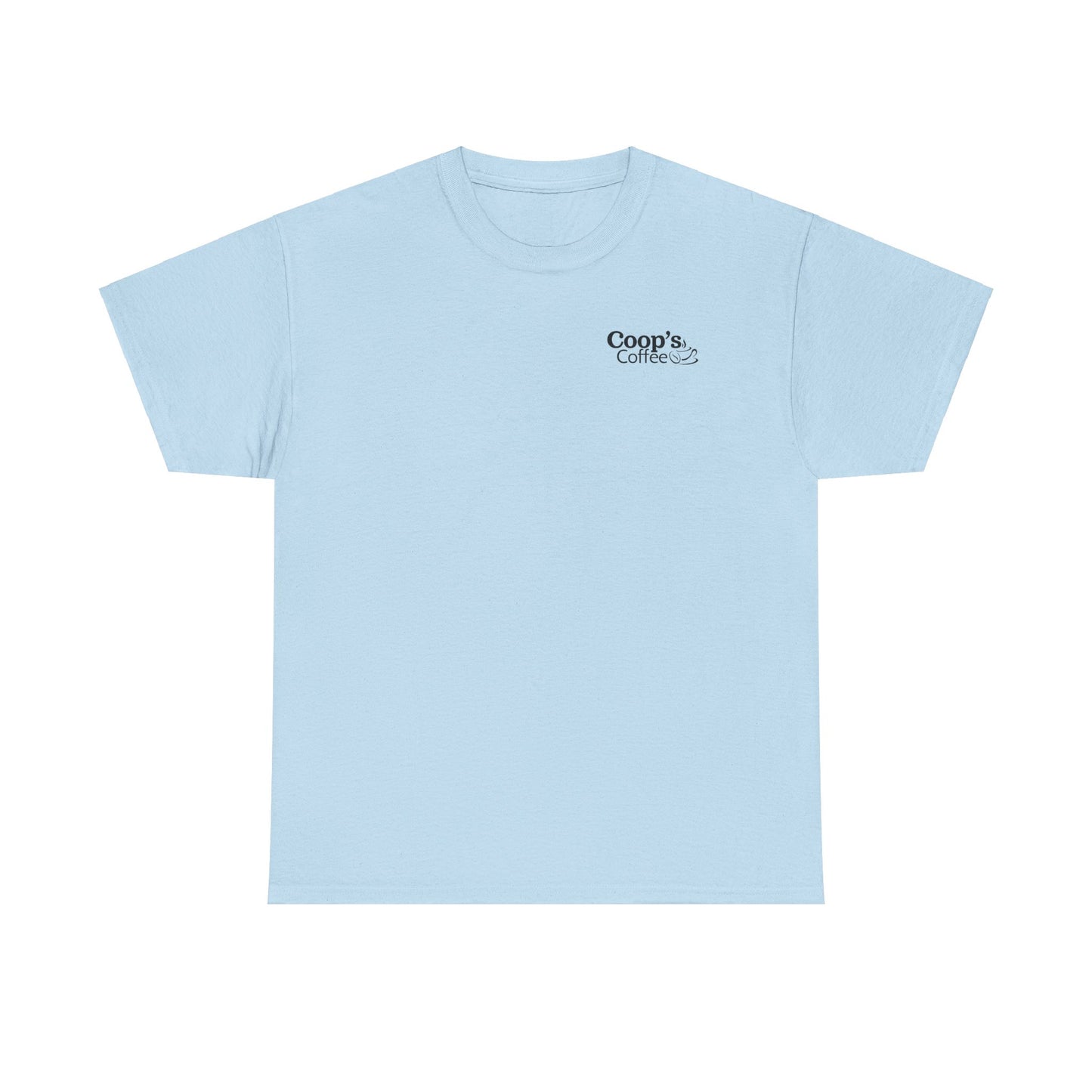 Coop's Coffee Cotton Tee (Black Logo)
