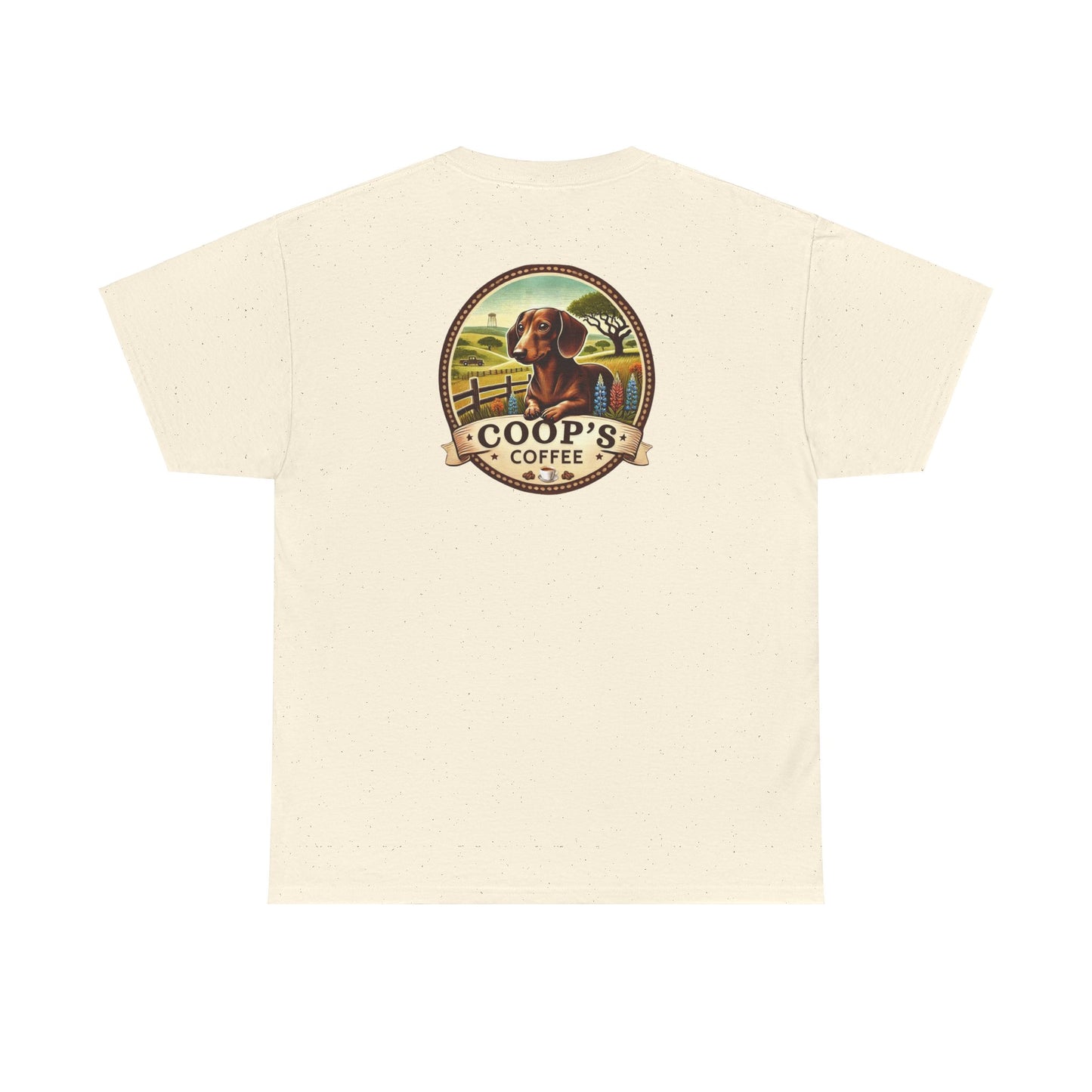 Coop's Coffee Cotton Tee (Black Logo)