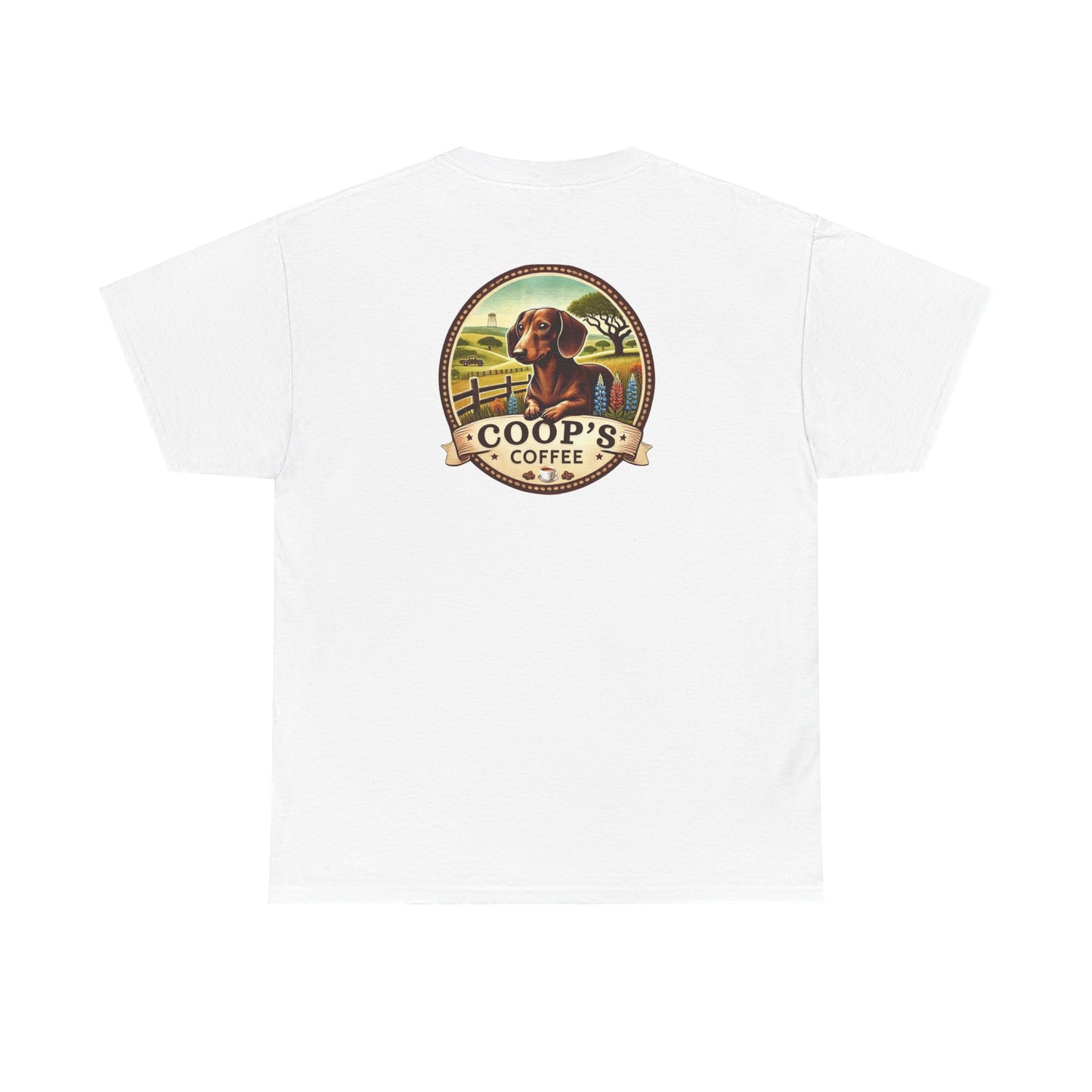 Coop's Coffee Cotton Tee (Black Logo)