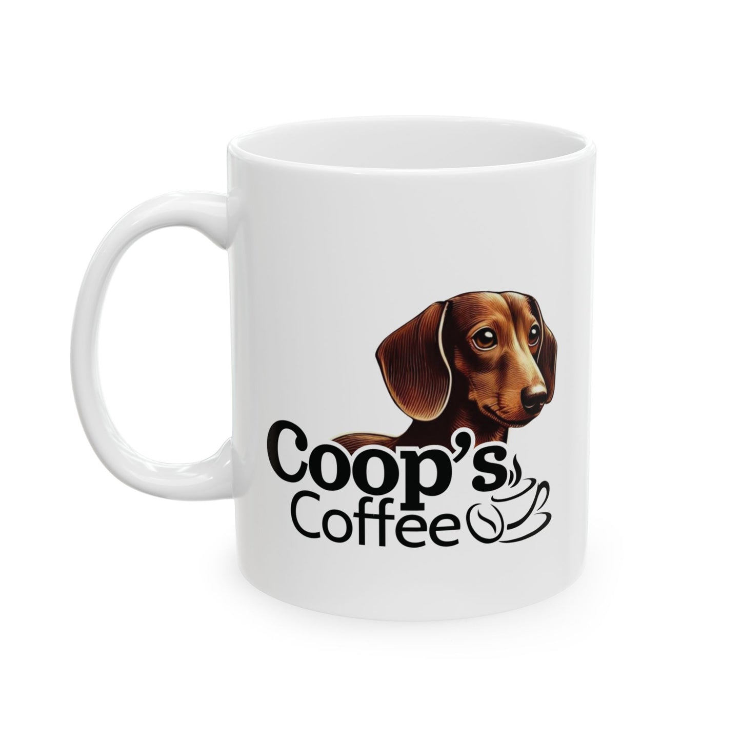 Coop's Coffee Ceramic Mug, (11oz, 15oz)