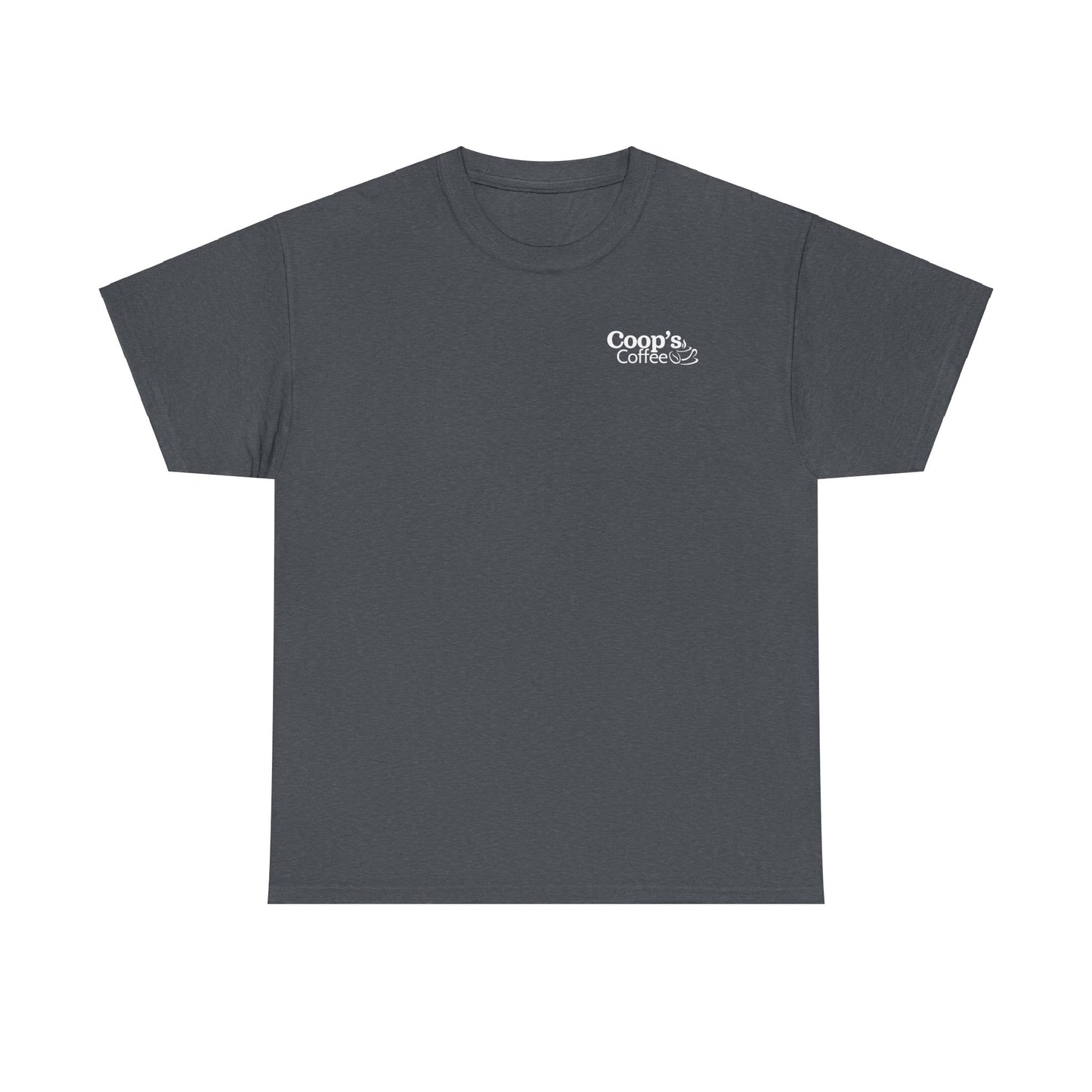 Coop's Coffee Cotton Tee (White Logo)