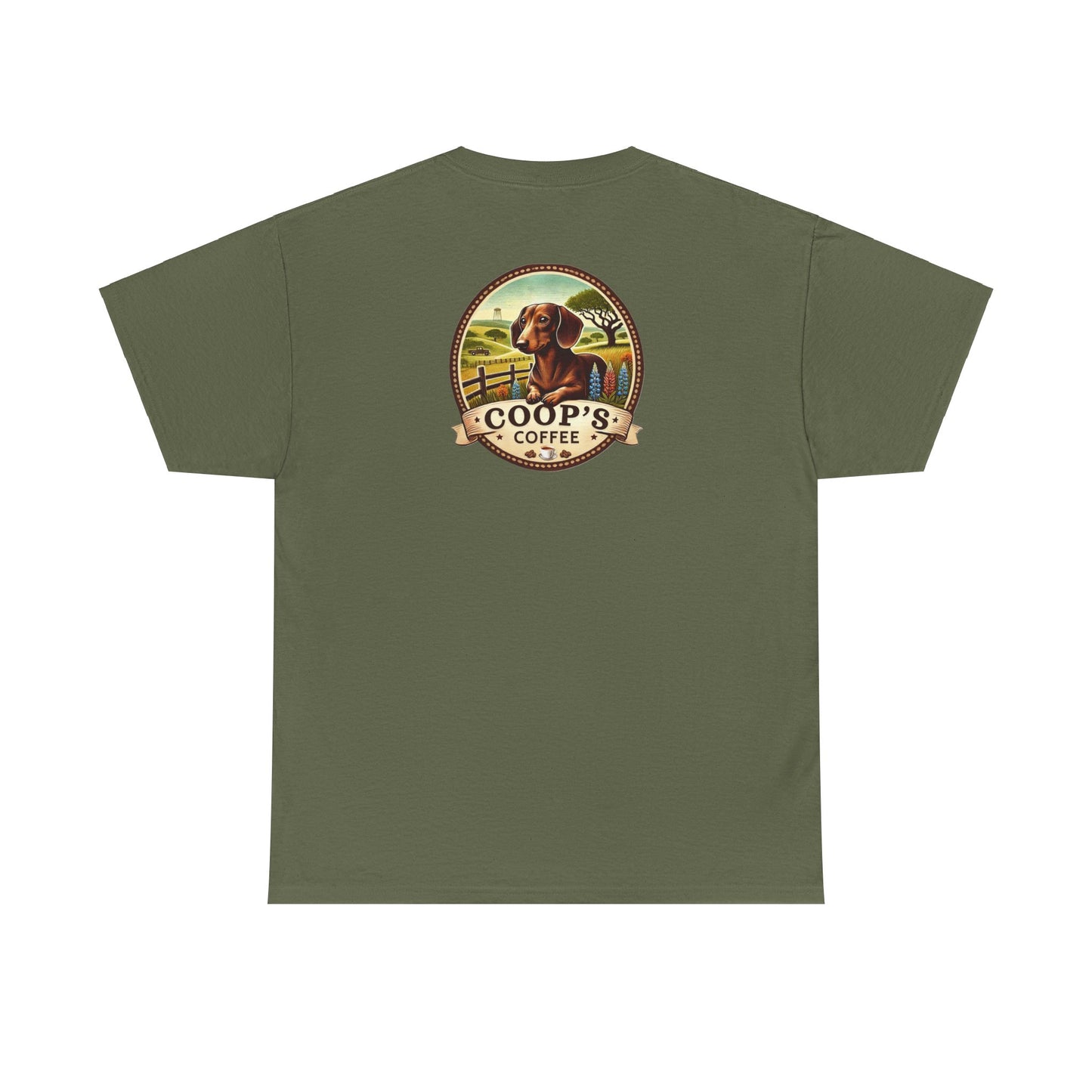 Coop's Coffee Cotton Tee (White Logo)