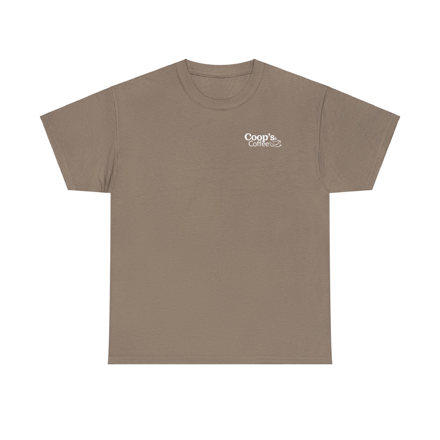 Coop's Coffee Cotton Tee (White Logo)
