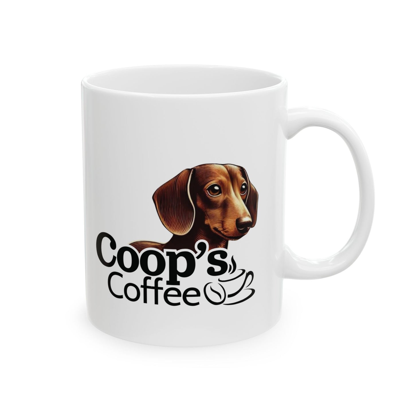 Coop's Coffee Ceramic Mug, (11oz, 15oz)