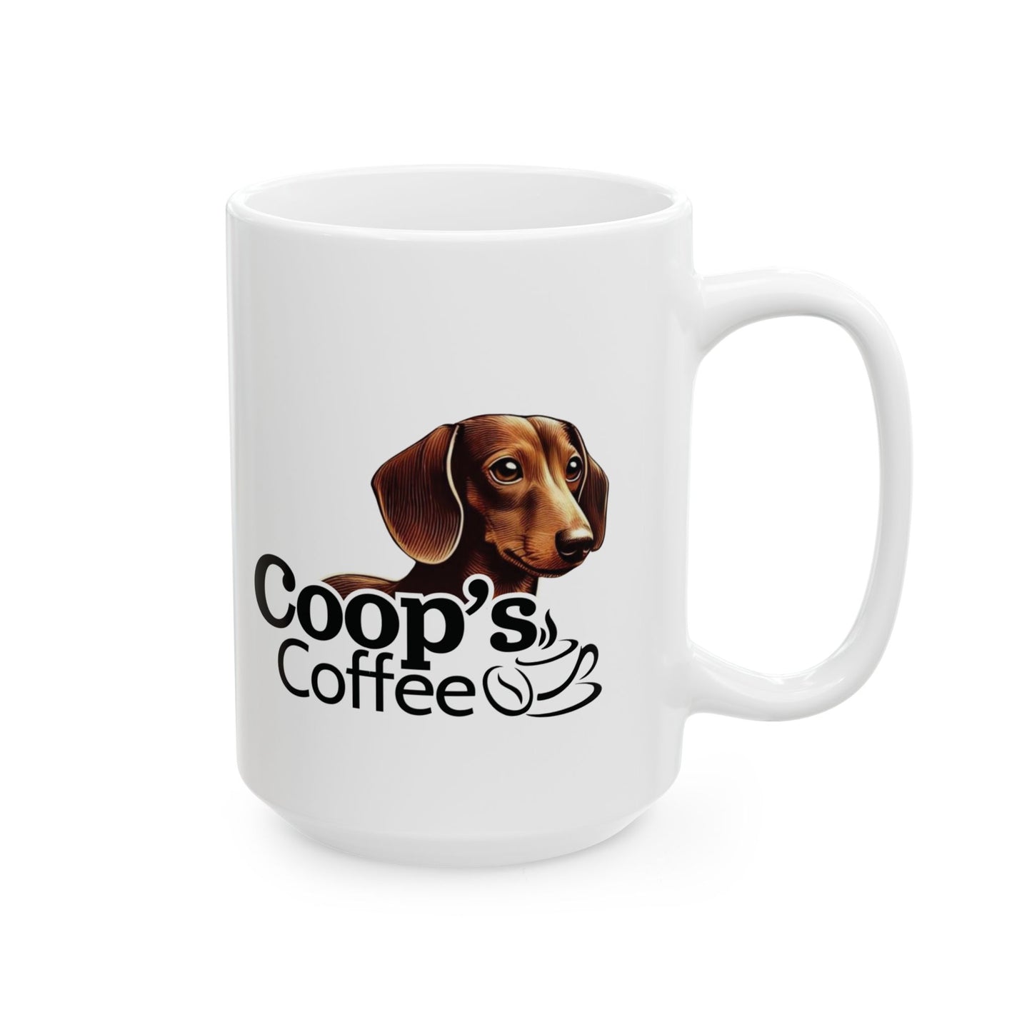 Coop's Coffee Ceramic Mug, (11oz, 15oz)