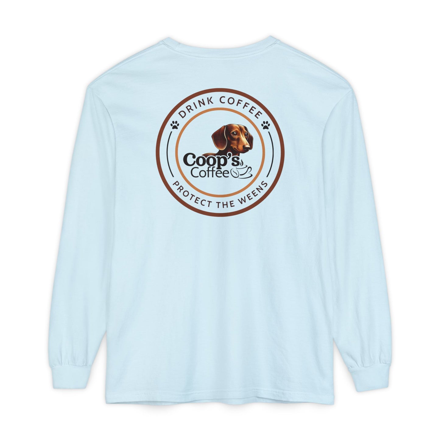 Coop's Coffee Long Sleeve T-Shirt (Black Logo)