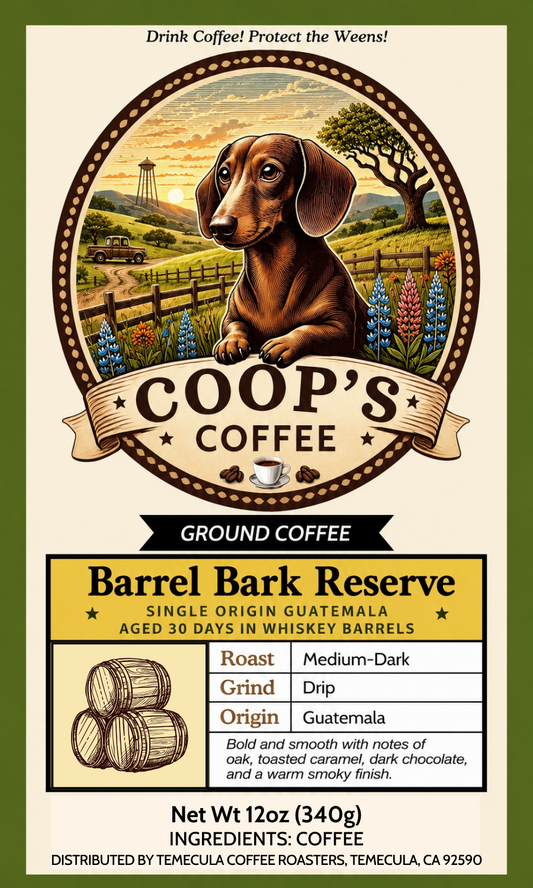Barrel Bark Reserve-June 2026 Coffee of the Month