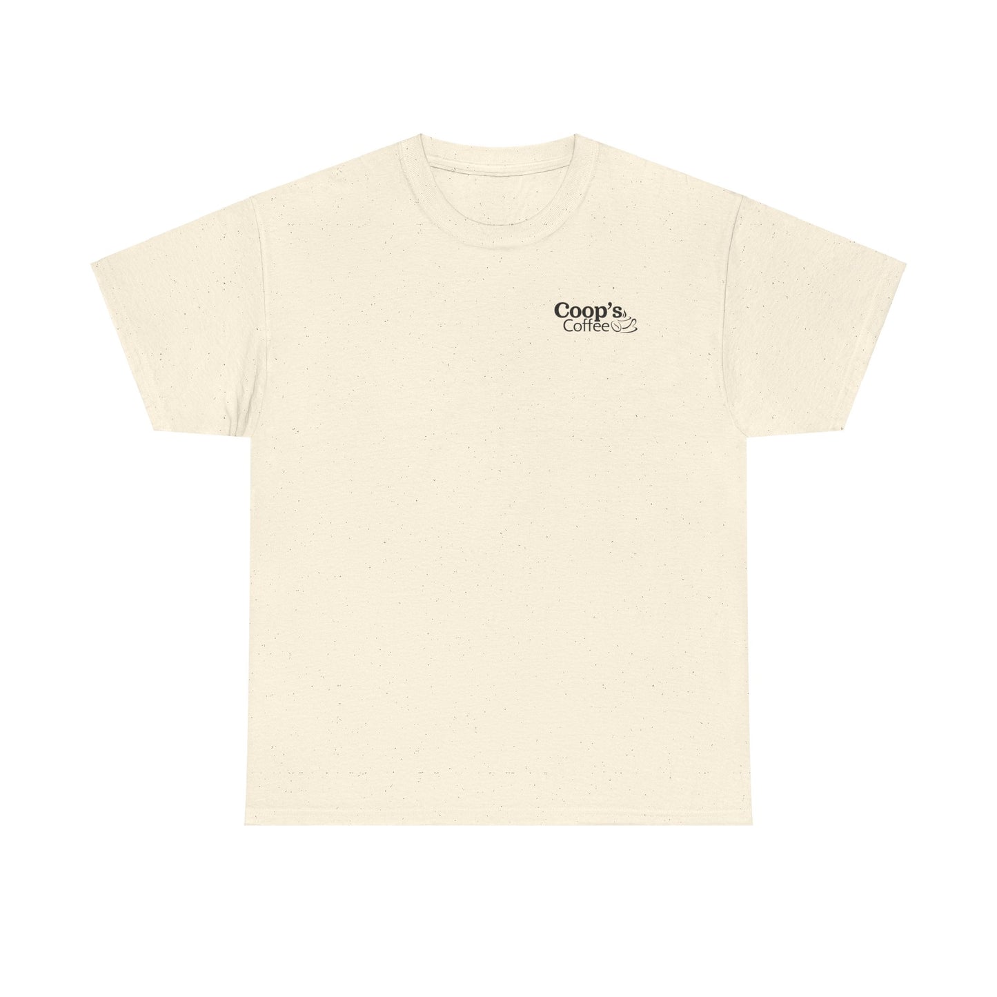 Coop's Coffee Cotton Tee (Black Logo)