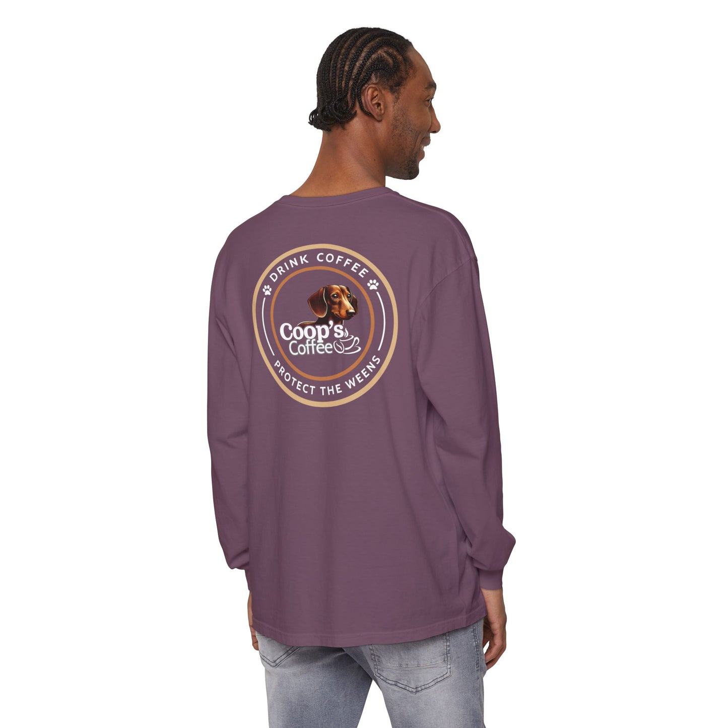Coop's Coffee Long Sleeve T-Shirt (White Logo)