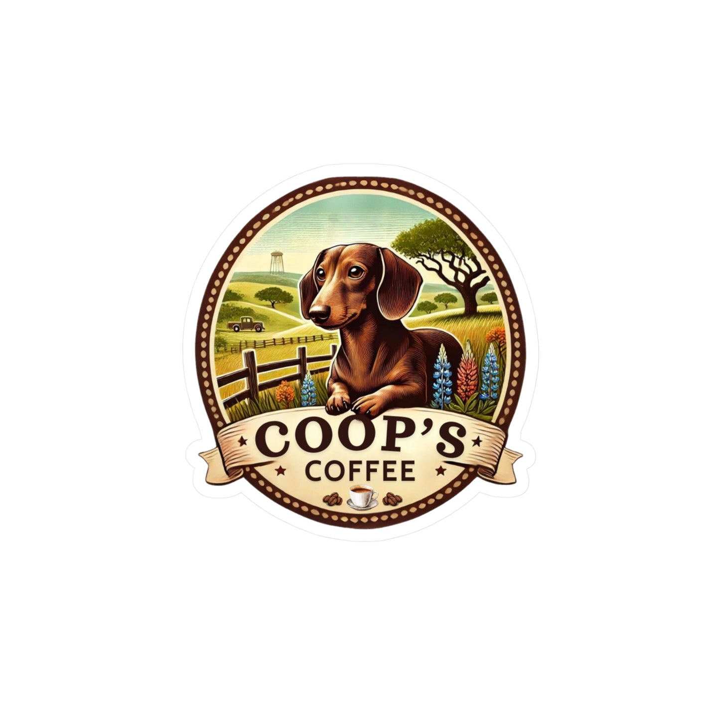 Coop's Coffee Vinyl Decals