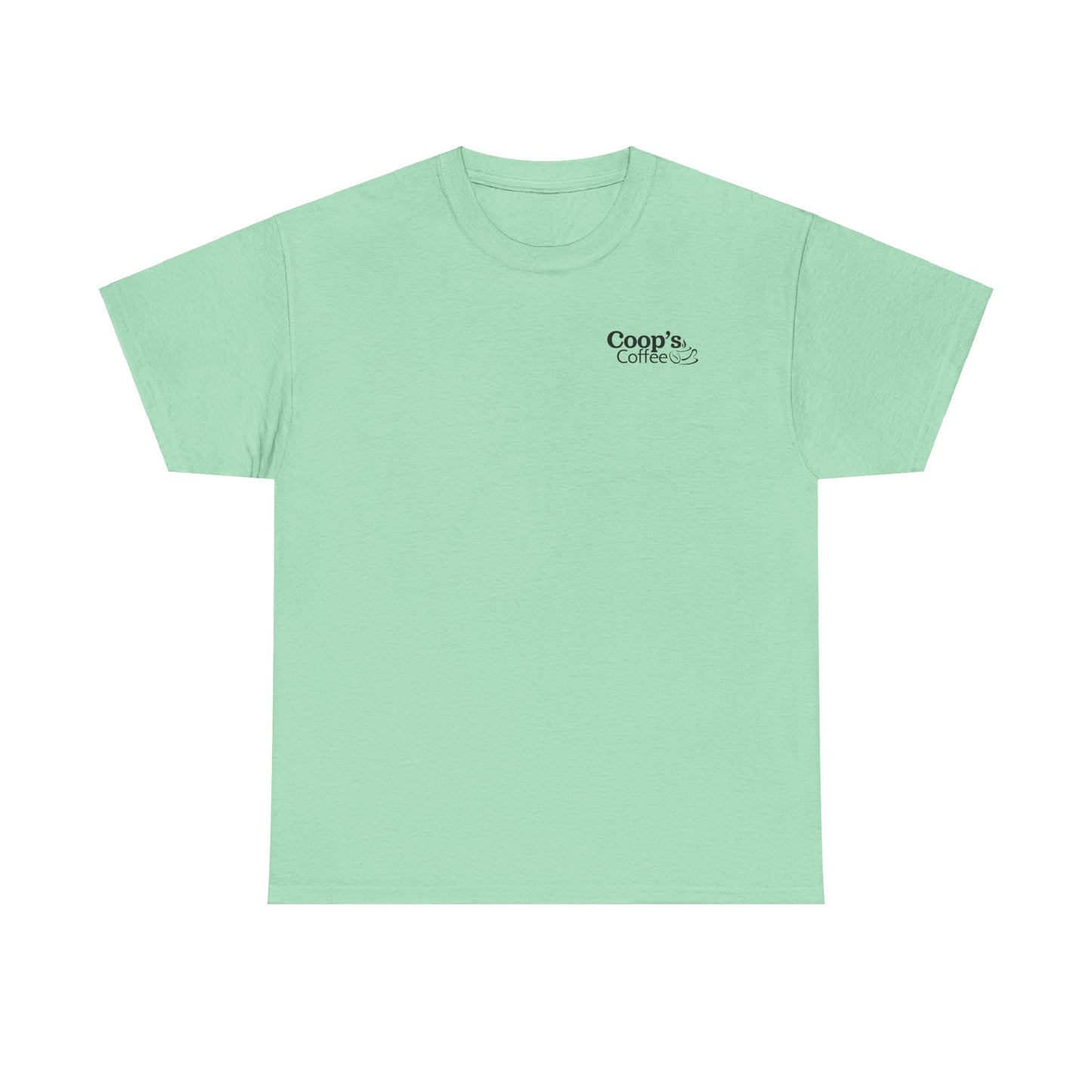 Coop's Coffee Cotton Tee (Black Logo)