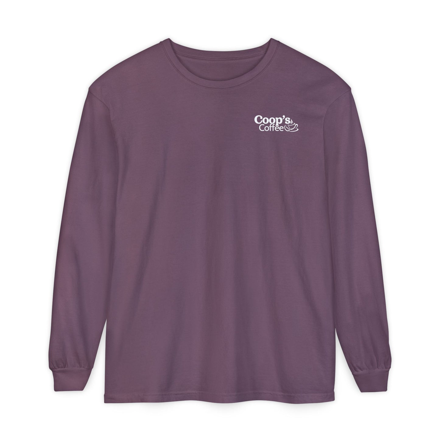 Coop's Coffee Long Sleeve T-Shirt (White Logo)
