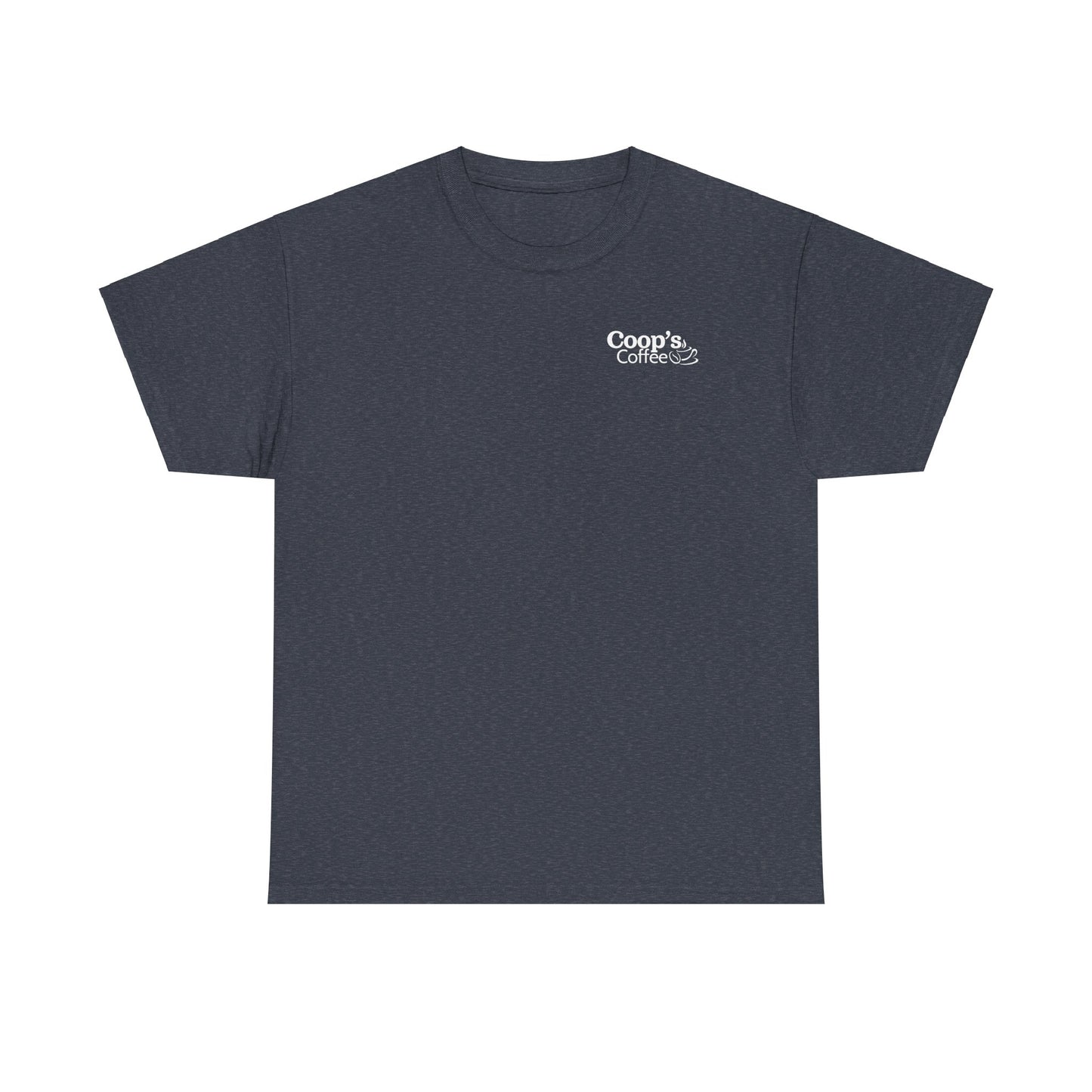 Coop's Coffee Cotton Tee (White Logo)