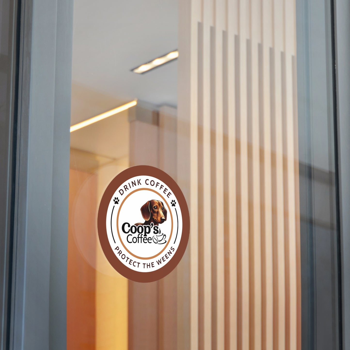 Drink Coffee Protect The Weens Sticker