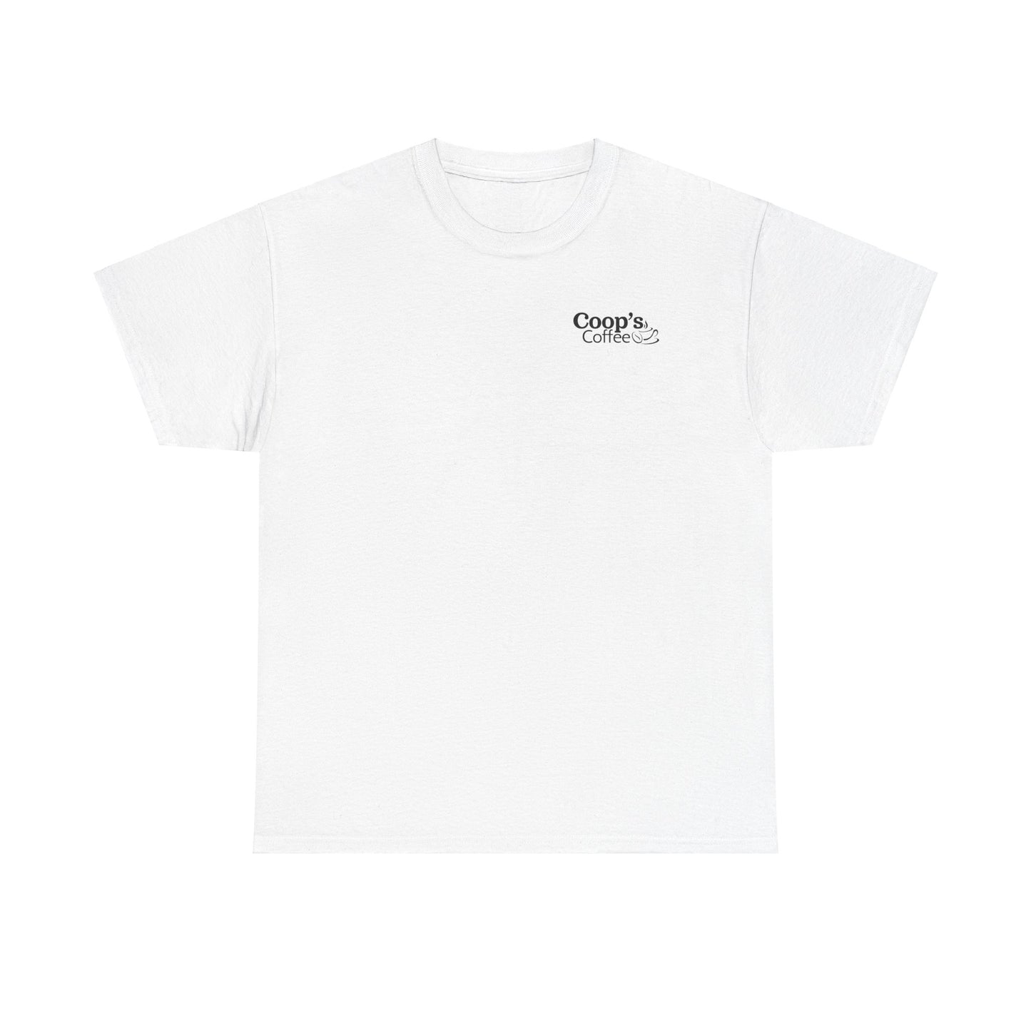 Coop's Coffee Cotton Tee (Black Logo)