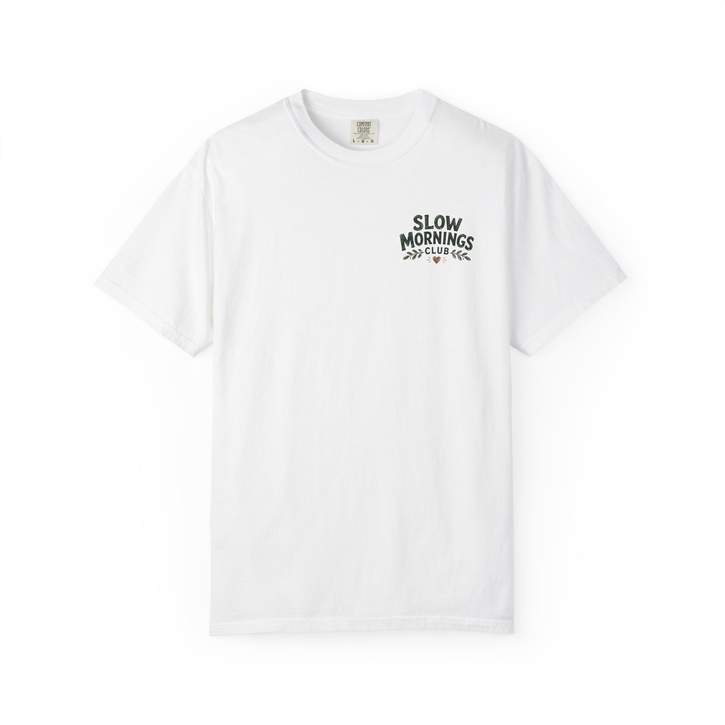 Slow Mornings Club Coffee Dachshund T-Shirt Unisex