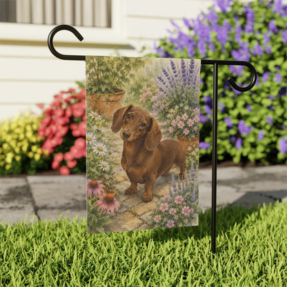 Dachshund Garden & House Banner