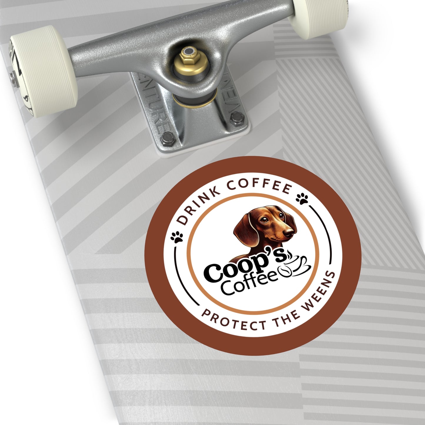 Drink Coffee Protect The Weens Sticker