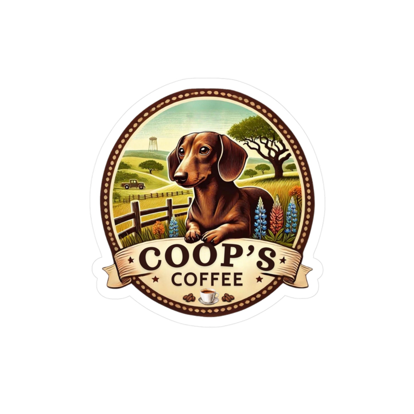 Coop's Coffee Vinyl Decals