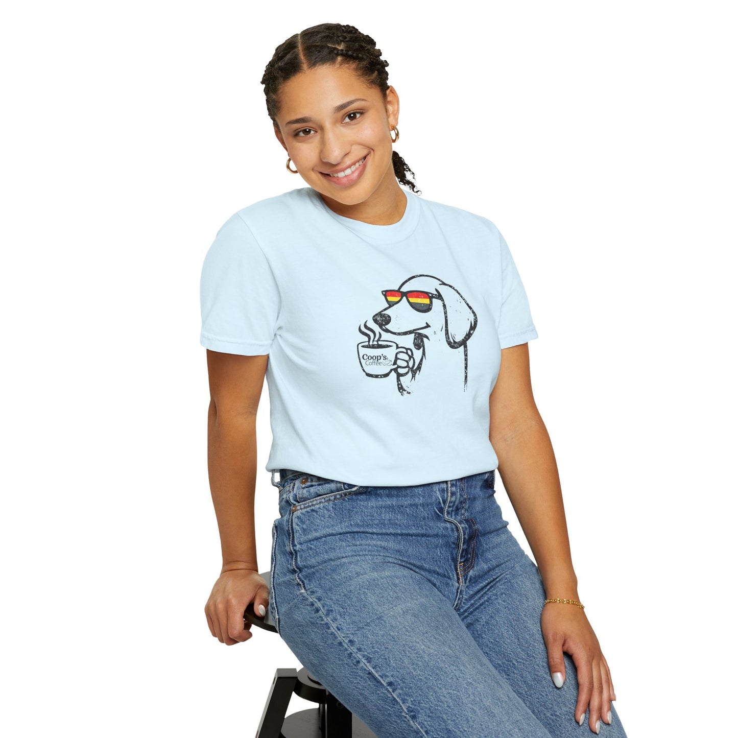 Sniff then Sip Dachshund Coffee T-Shirt Unisex