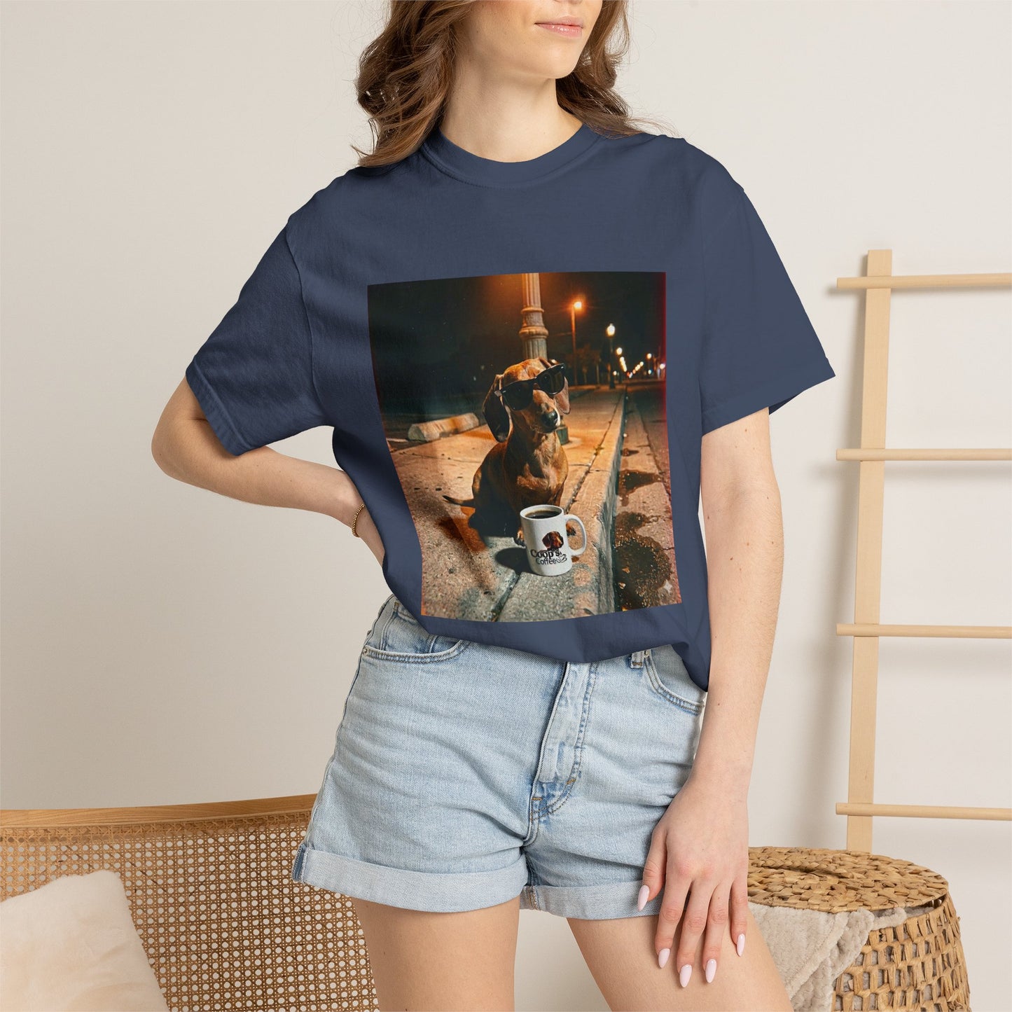 Midnight Brew Dachshund T-Shirt Unisex