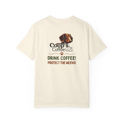Coffee First Bark Later Dog T-Shirt Unisex