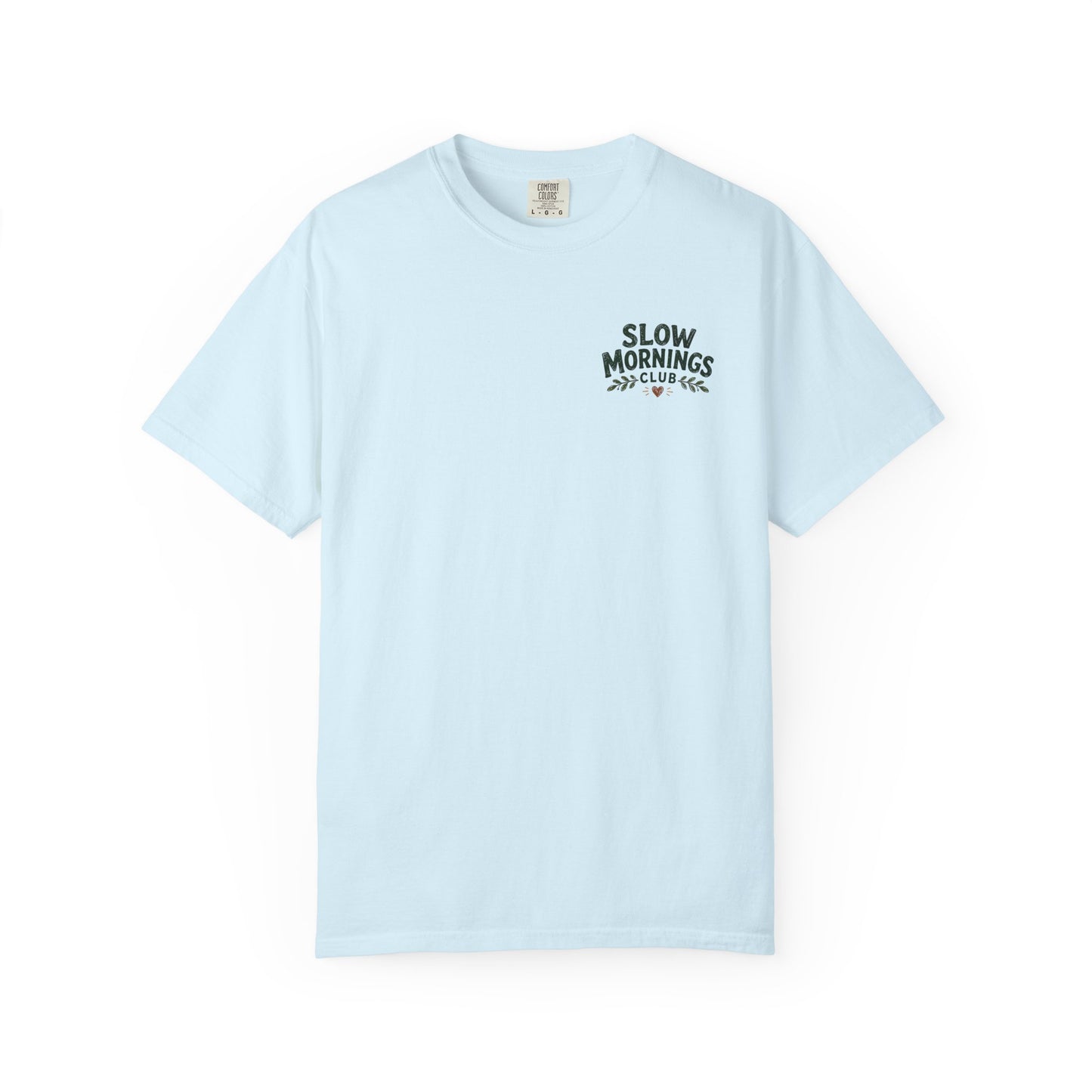 Slow Mornings Club Coffee Dachshund T-Shirt Unisex