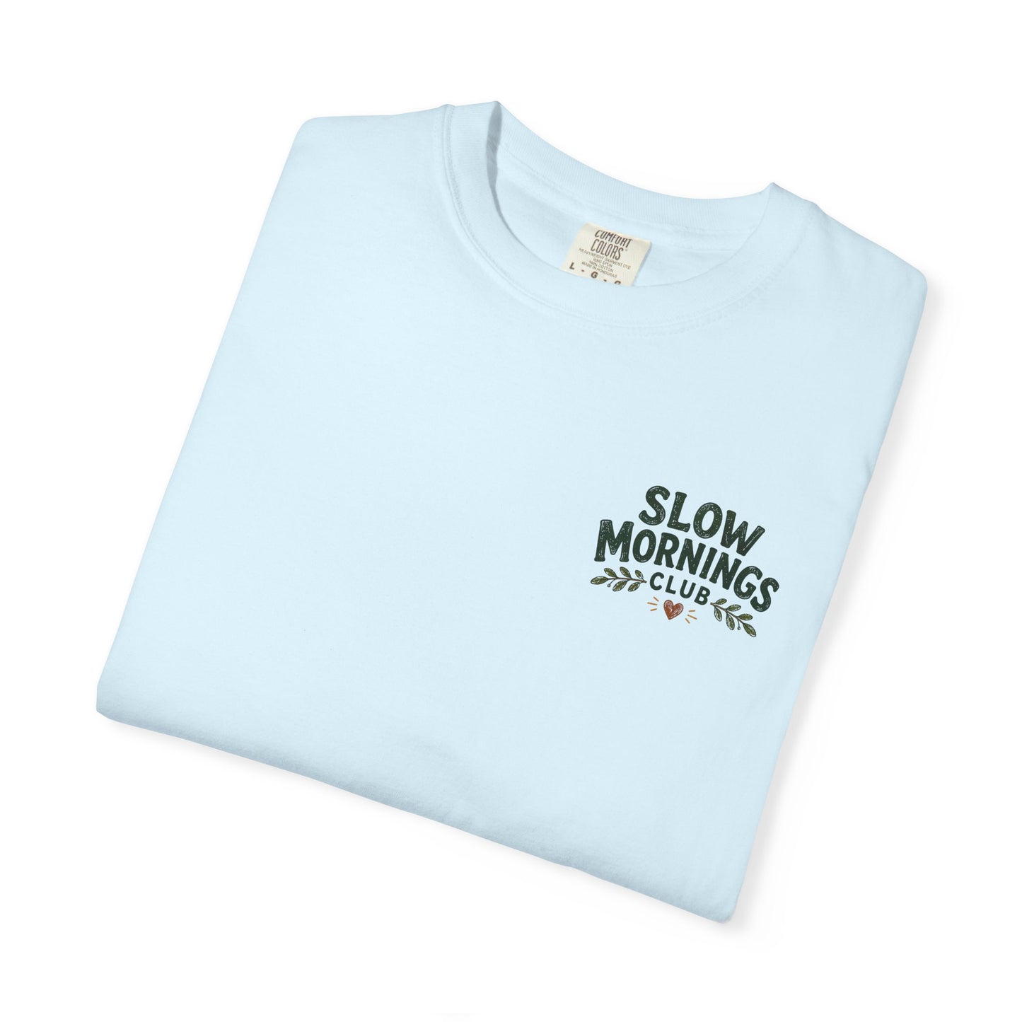 Slow Mornings Club Coffee Dachshund T-Shirt Unisex