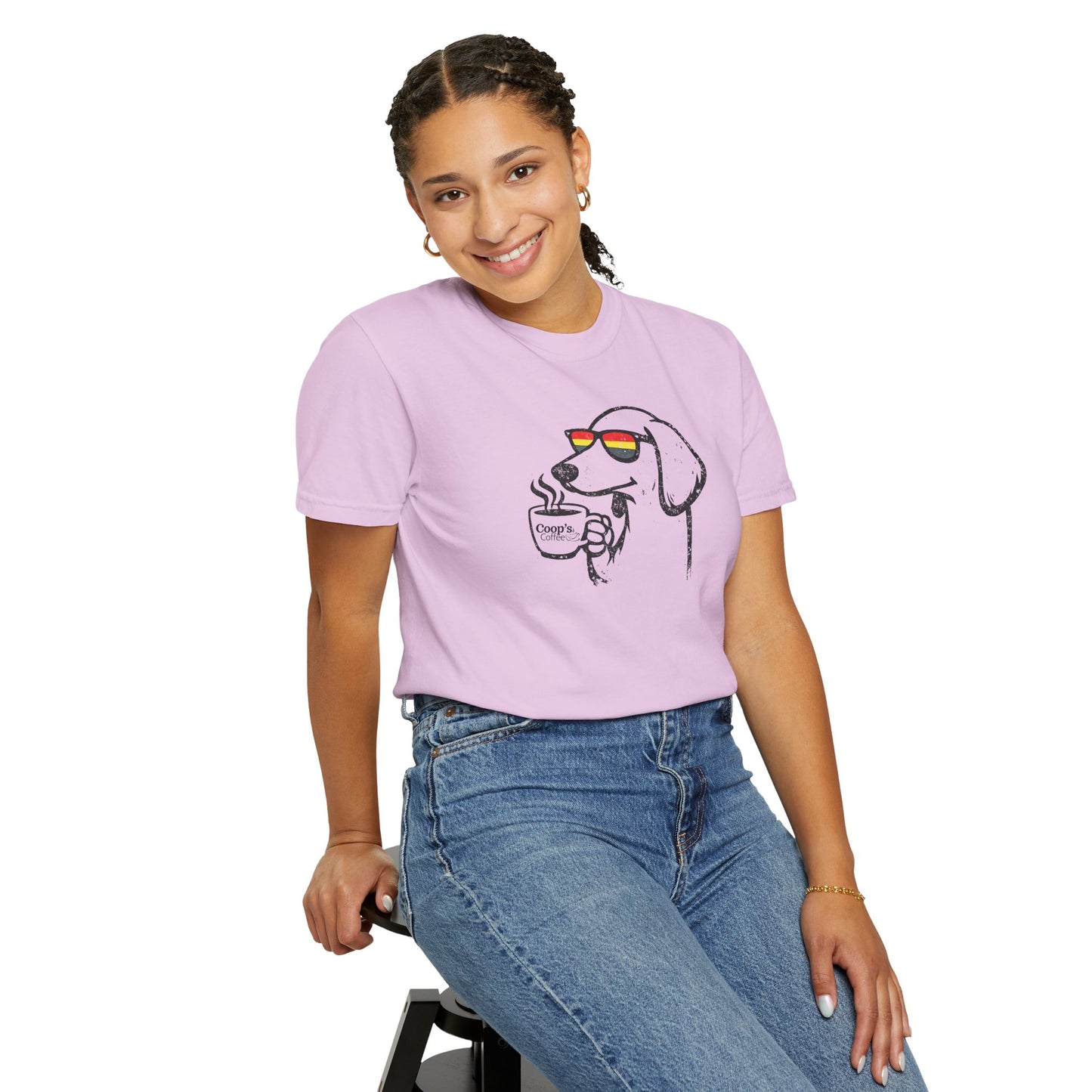 Sniff then Sip Dachshund Coffee T-Shirt Unisex
