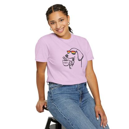Sniff then Sip Dachshund Coffee T-Shirt Unisex