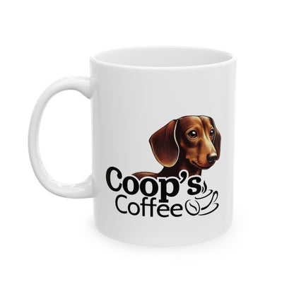Coop's Coffee Ceramic Mug, (11oz, 15oz)