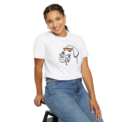 Sniff then Sip Dachshund Coffee T-Shirt Unisex