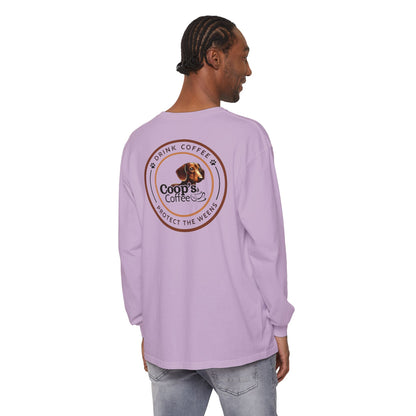 Coop's Coffee Long Sleeve T-Shirt (Black Logo)
