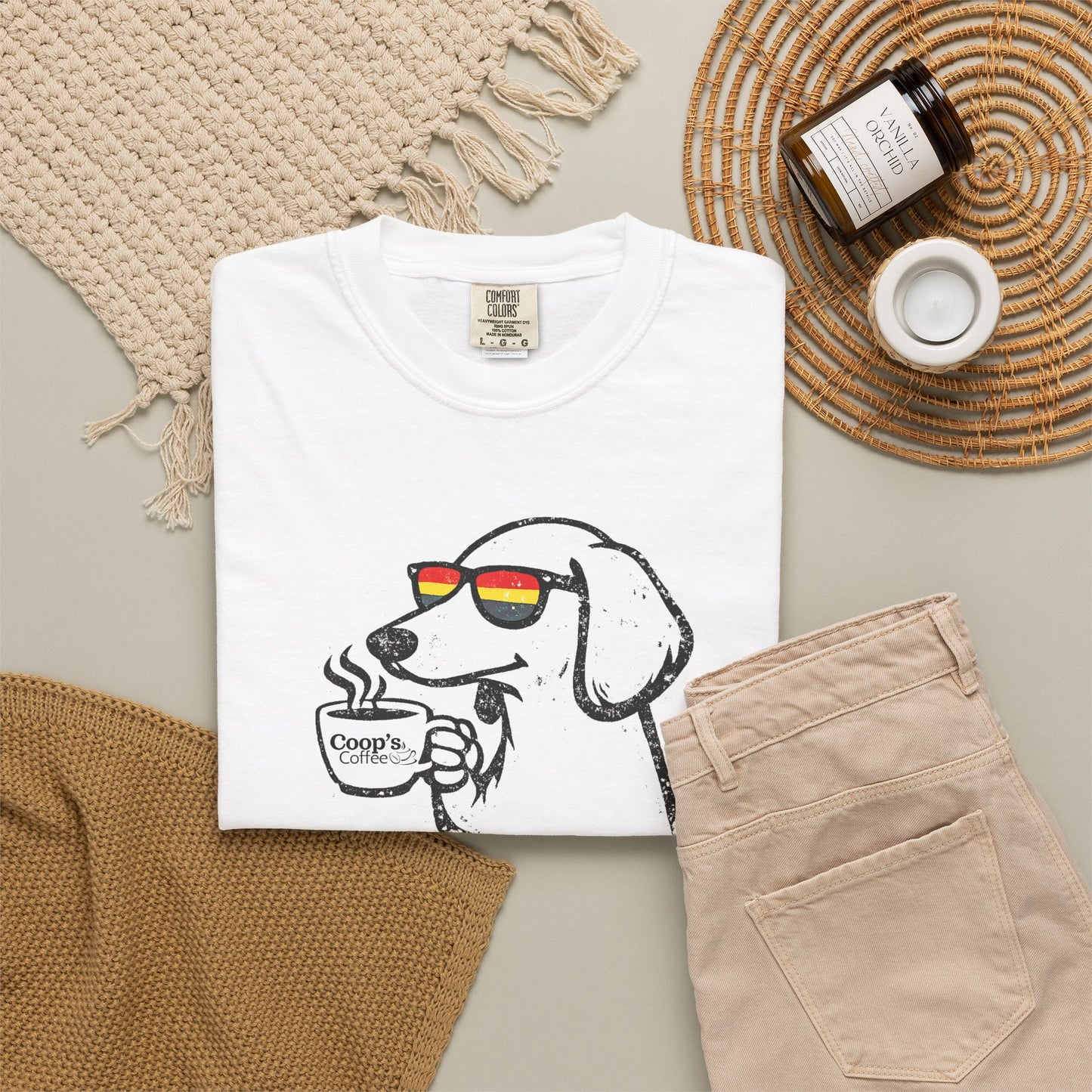 Sniff then Sip Dachshund Coffee T-Shirt Unisex