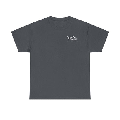 Coop's Coffee Cotton Tee (White Logo)
