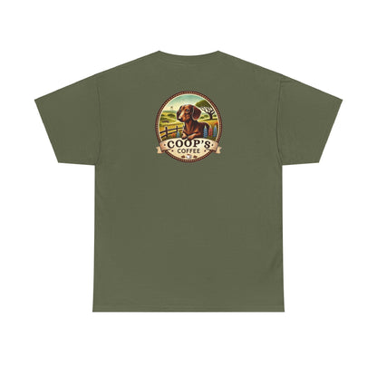 Coop's Coffee Cotton Tee (White Logo)