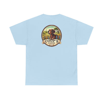 Coop's Coffee Cotton Tee (Black Logo)