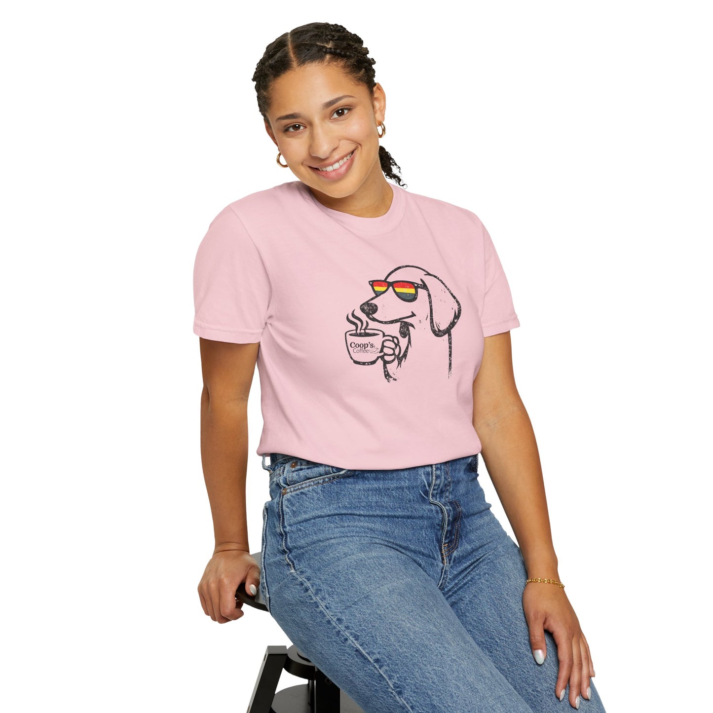 Sniff then Sip Dachshund Coffee T-Shirt Unisex