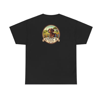 Coop's Coffee Cotton Tee (White Logo)