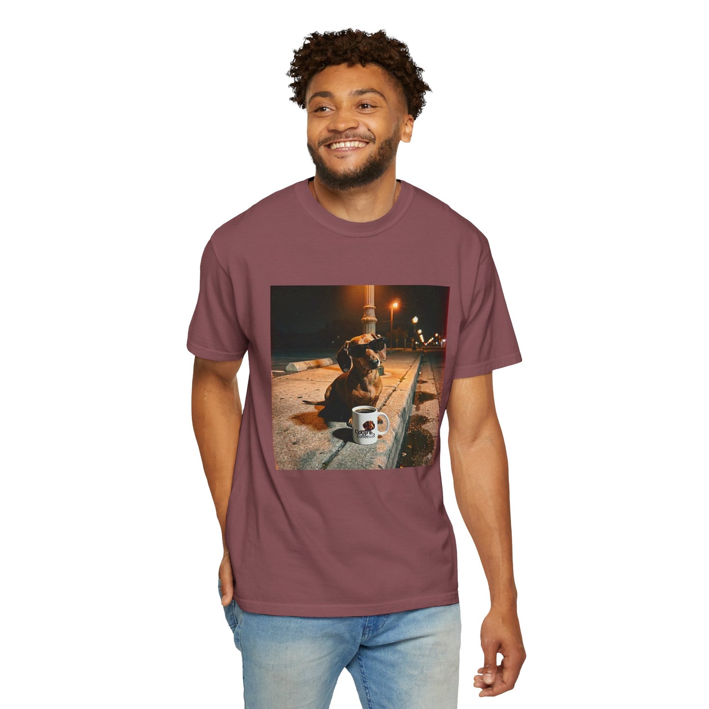Midnight Brew Dachshund T-Shirt Unisex