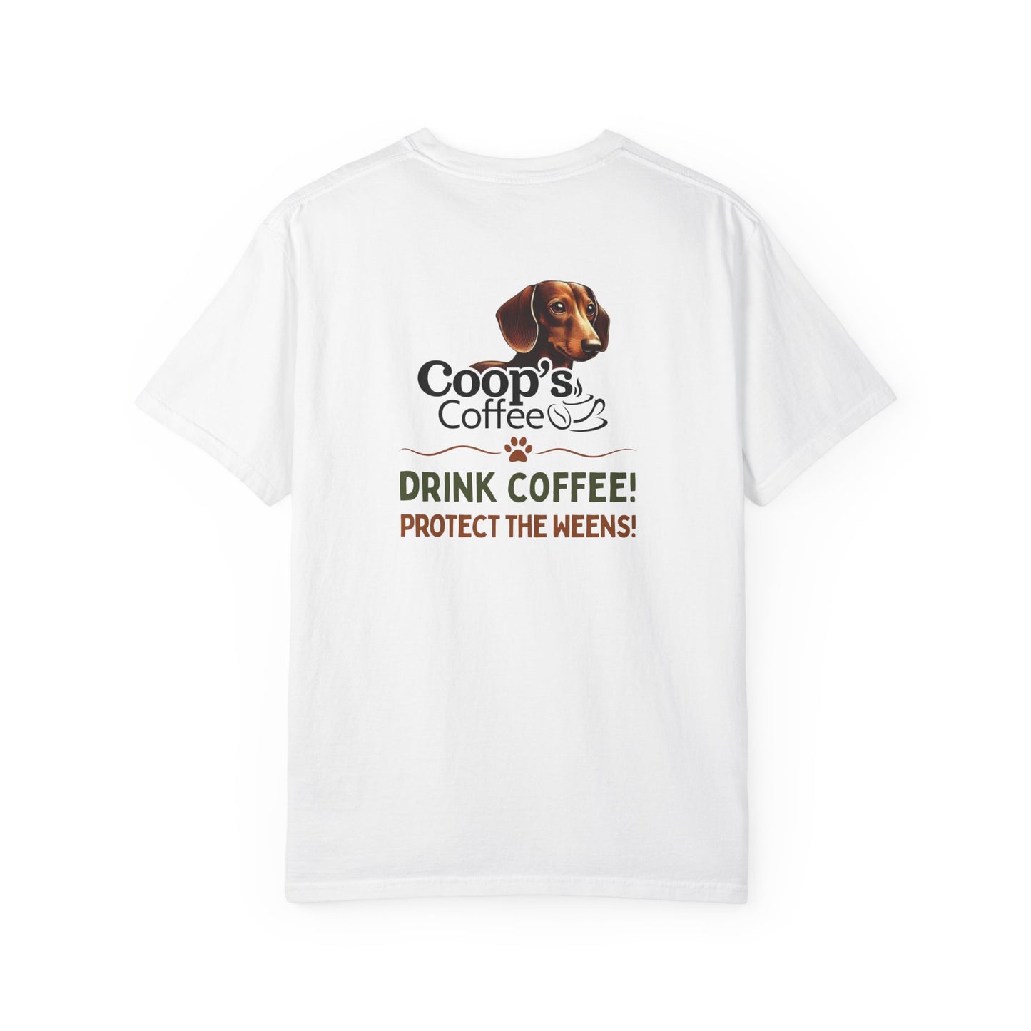 Coffee First Bark Later Dog T-Shirt Unisex