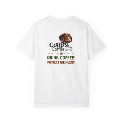 Coffee First Bark Later Dog T-Shirt Unisex