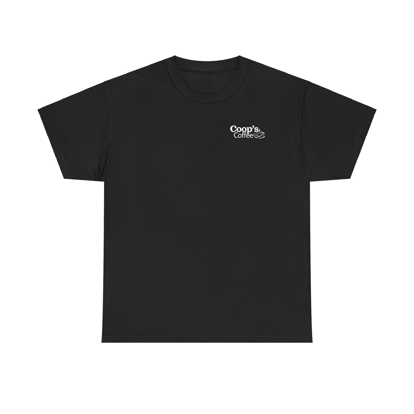 Coop's Coffee Cotton Tee (White Logo)