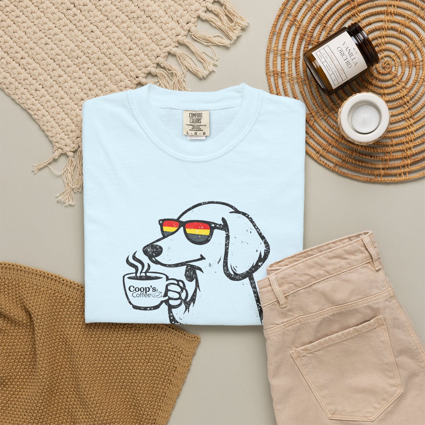 Sniff then Sip Dachshund Coffee T-Shirt Unisex