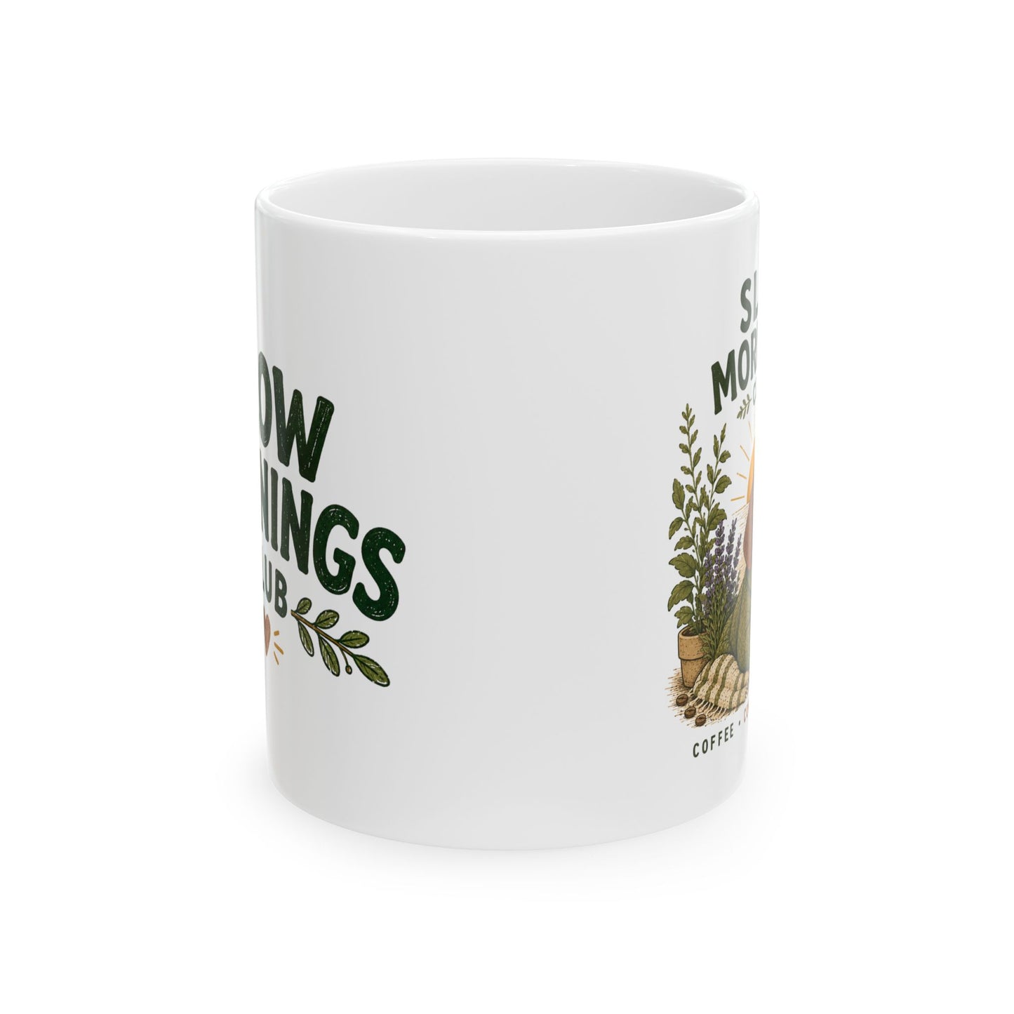 Slow Mornings Club Dachshund Coffee Mug