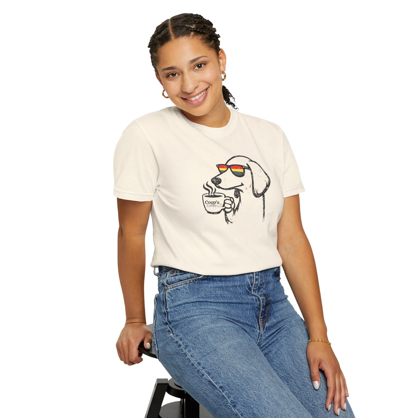 Sniff then Sip Dachshund Coffee T-Shirt Unisex