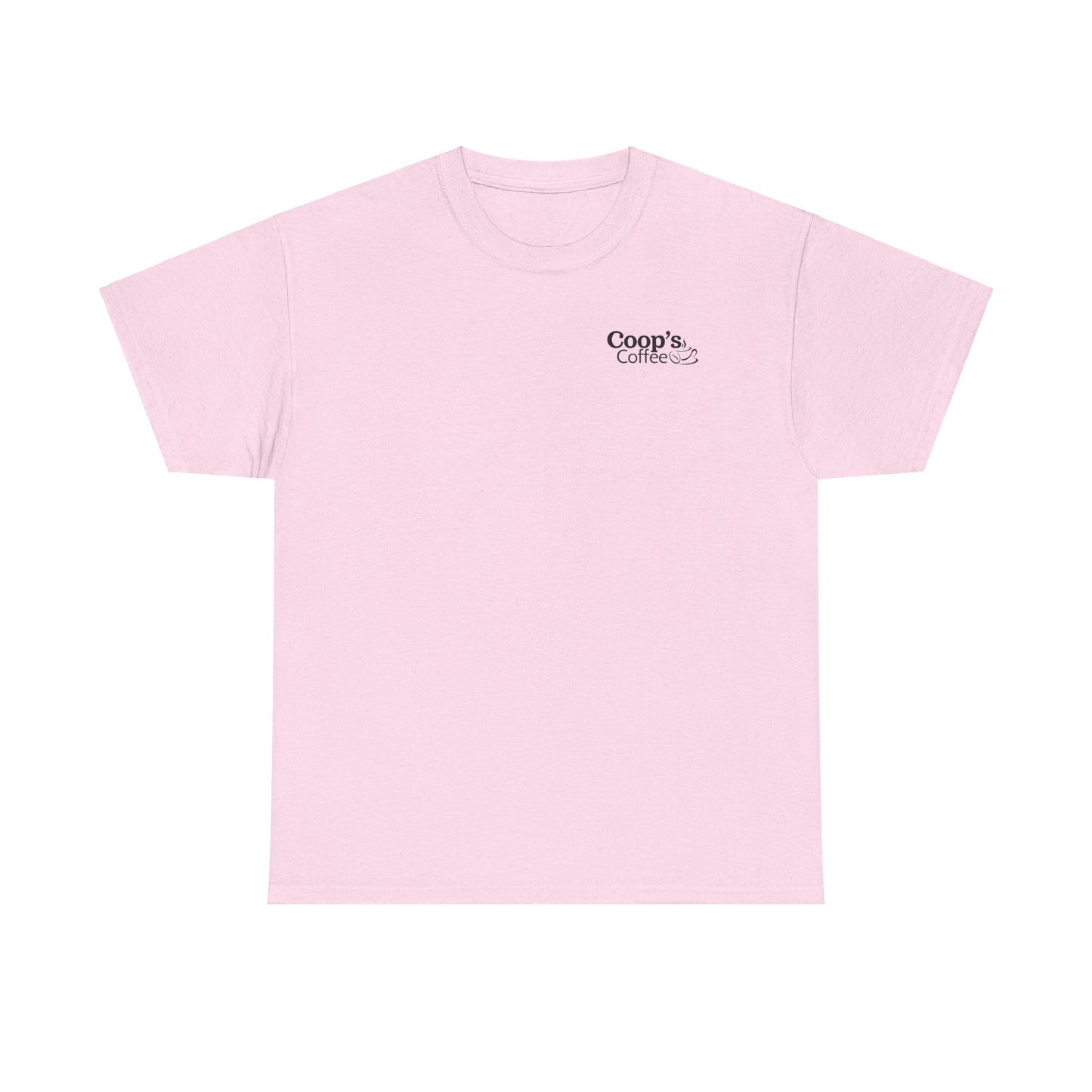 Coop's Coffee Cotton Tee (Black Logo)