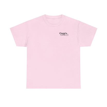 Coop's Coffee Cotton Tee (Black Logo)