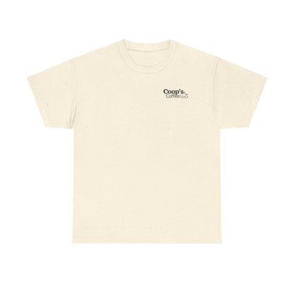 Coop's Coffee Cotton Tee (Black Logo)