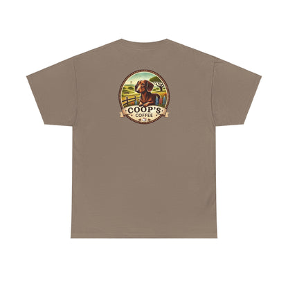 Coop's Coffee Cotton Tee (White Logo)